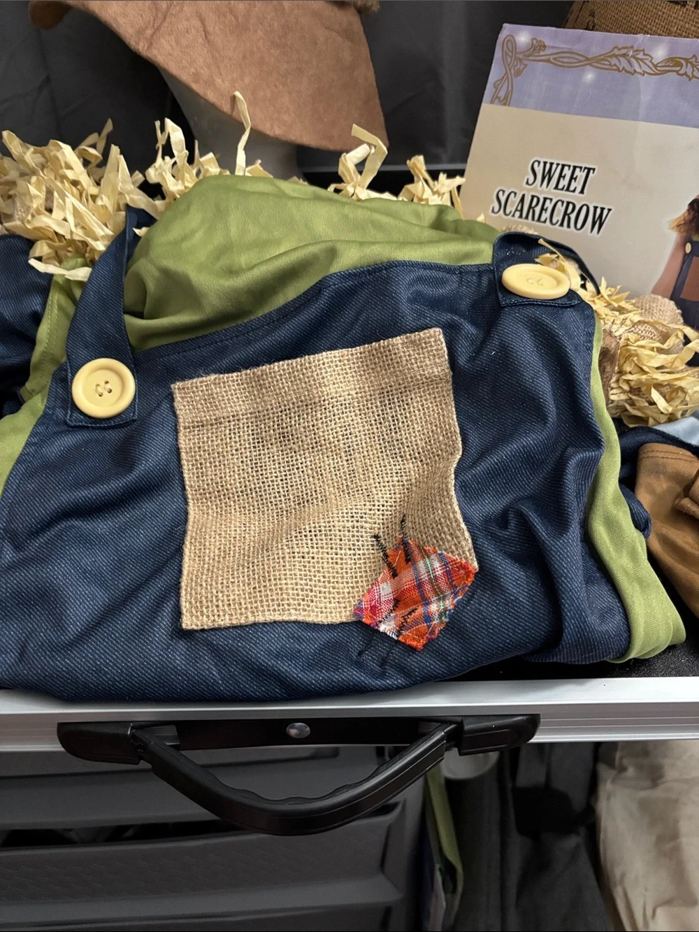 Amscan Sweet Scarecrow Costume - Navy, Brown, Yellow - Picture 6 of 8